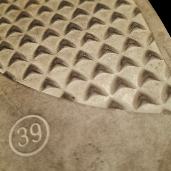 Platform Sneakers Black White Lace-up Women Size 7 - 7.5 - Picture 14 of 16